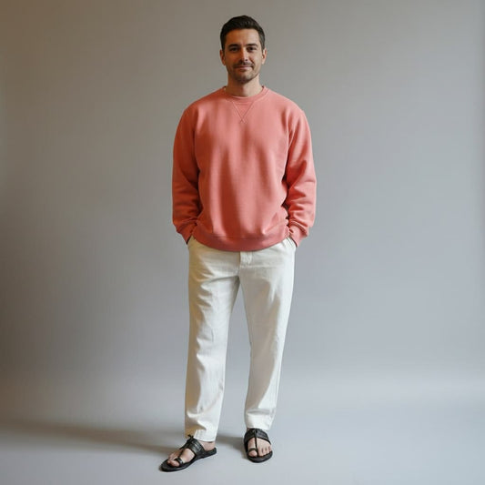 Khadi Pants | Men | Fits Waist 28 to 36 Inches with Elasticated Waist