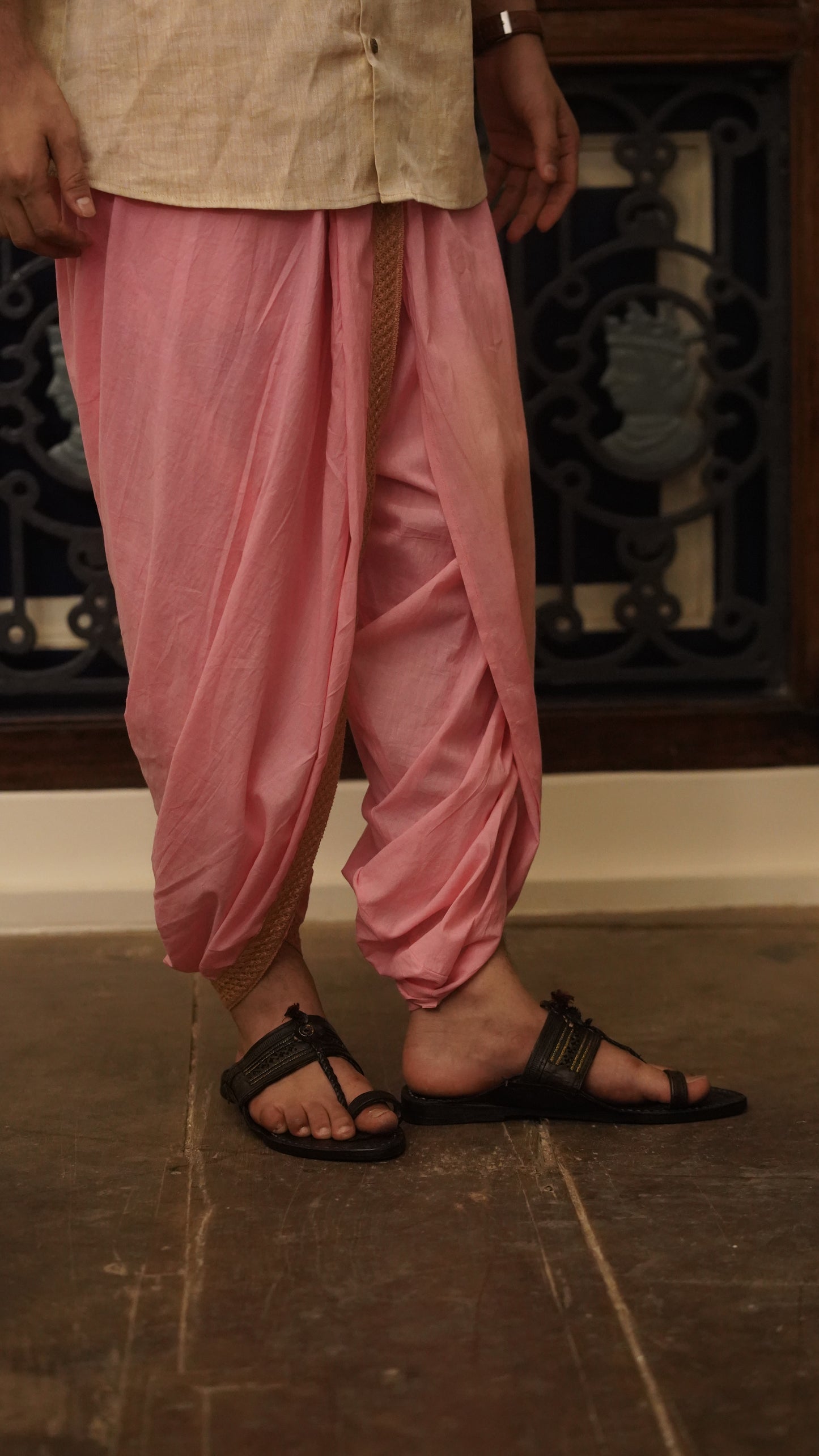 Dhoti Drapers with border for men