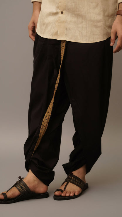 Dhoti Drapers with border for men