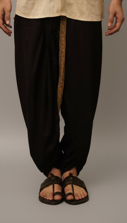 Dhoti Drapers with border for men