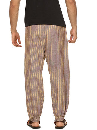 RAAGS pants - Stripes - Men | Fits Waist 28 to 36 Inches with Elasticated Waist