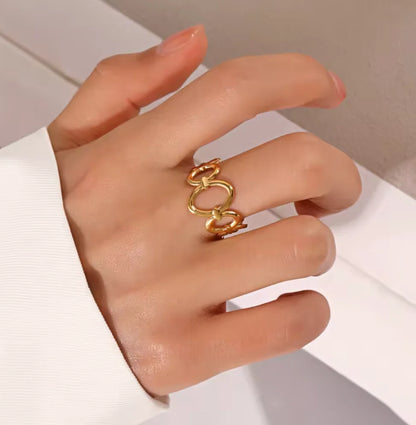 Baari - Rani Golden Adjustable Ring