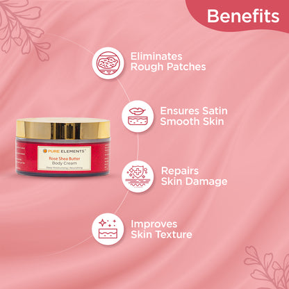 Rose Shea Butter Body Cream - 200 GMS