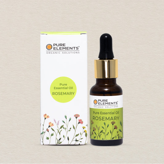 Pure Elements Rosemary Essential Oil 15ml by NIIRA, natural aromatherapy oil