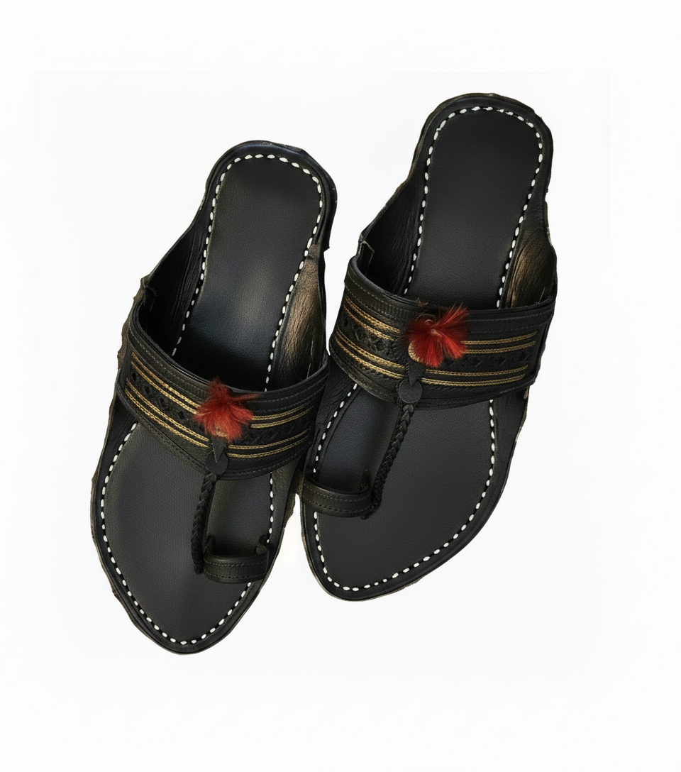 The Royal Kolhapuri | Men Kolhapuri | Black