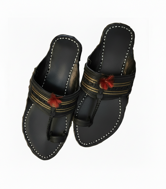 The Royal Kolhapuri | Men Kolhapuri | Black