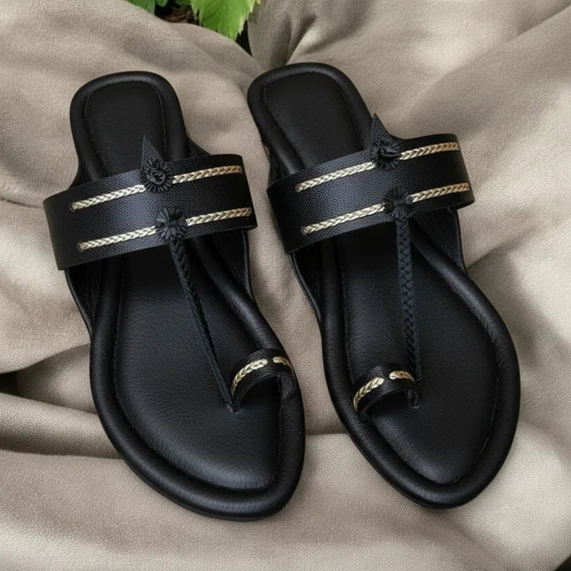 Craft by Karagiri | Soft Kolhapuri | Black