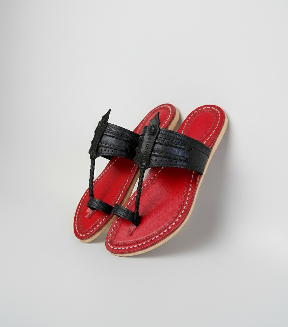 Karagiri Tej | Women | Leather Kolhapuri Chappal