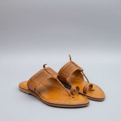 Karagiri  Divya | Men | Leather Kolhapuri Chappal