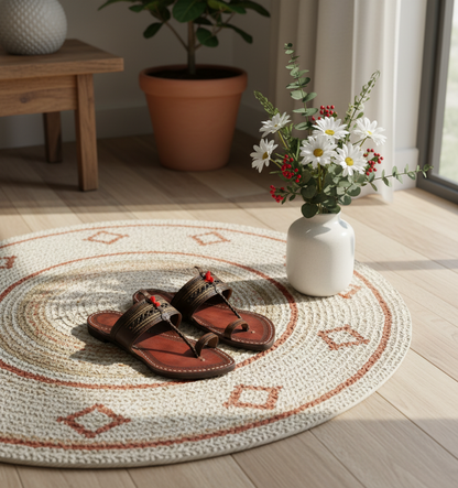 Karagiri  Yuga | Men | Leather Kolhapuri Chappal