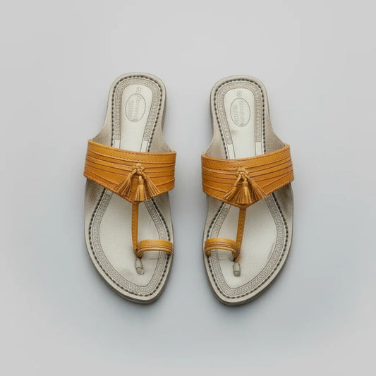 Karagiri  Sunehra | Men | Leather Kolhapuri Chappal
