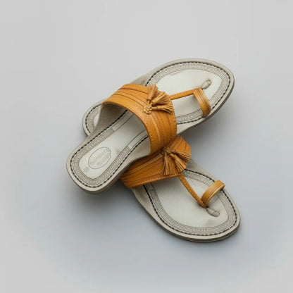 Karagiri  Sunehra | Men | Leather Kolhapuri Chappal