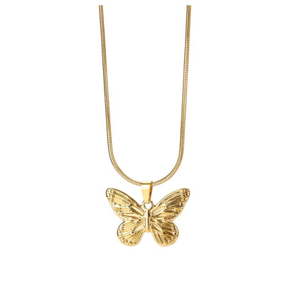 Baari - Butterfly Golden Stackable Necklace