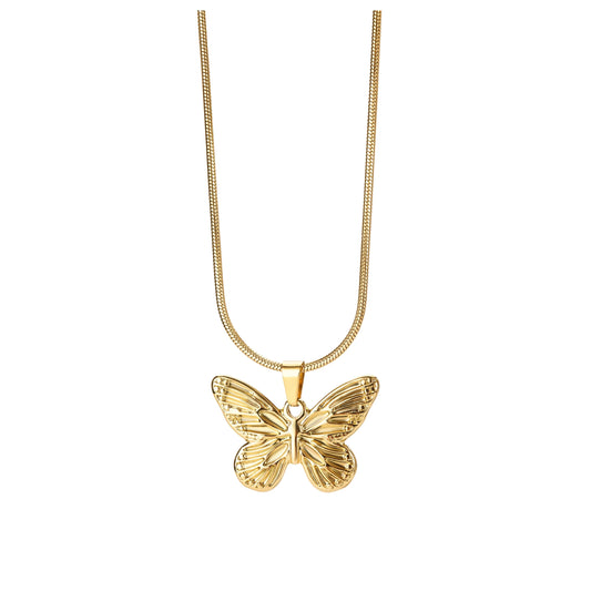 Baari - Butterfly Golden Stackable Necklace