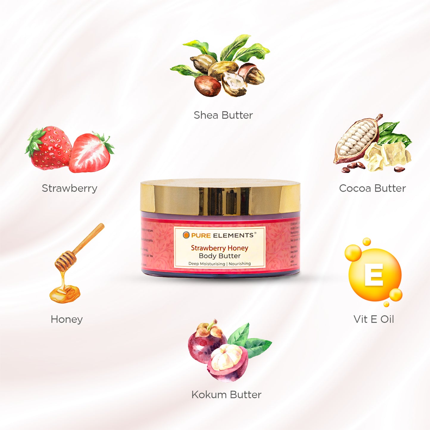 Strawberry Honey Body Butter - 200 GMS