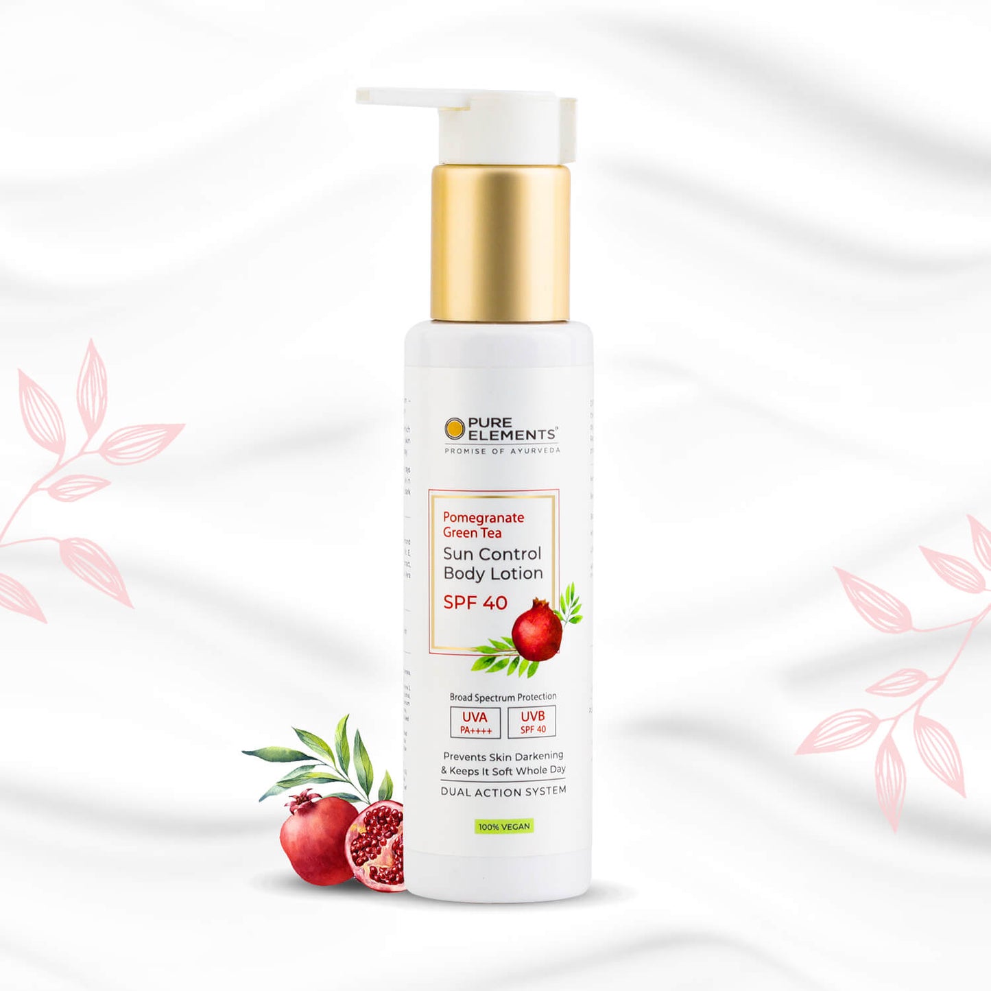 Pomegranate Green Tea  Body Lotion SPF 40 - 100 ML