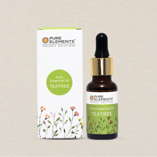 Pure Elements Tea Tree Essential Oil 15ml by NIIRA, natural antibacterial aromatherapy oil
