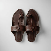 Abhijit | Men | Leather Kolhapuri Chappal