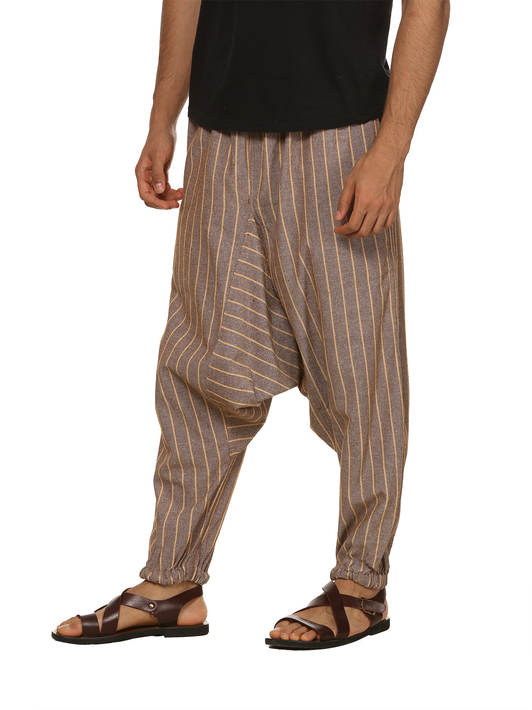 Gypsy Pants - Stripes - Men | Fits Waist 28 to 36 Inches with Elasticated Waist