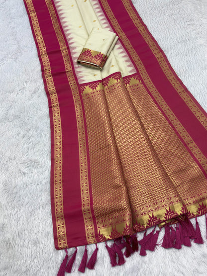 Ikkal Diamond Rudraksham Saree