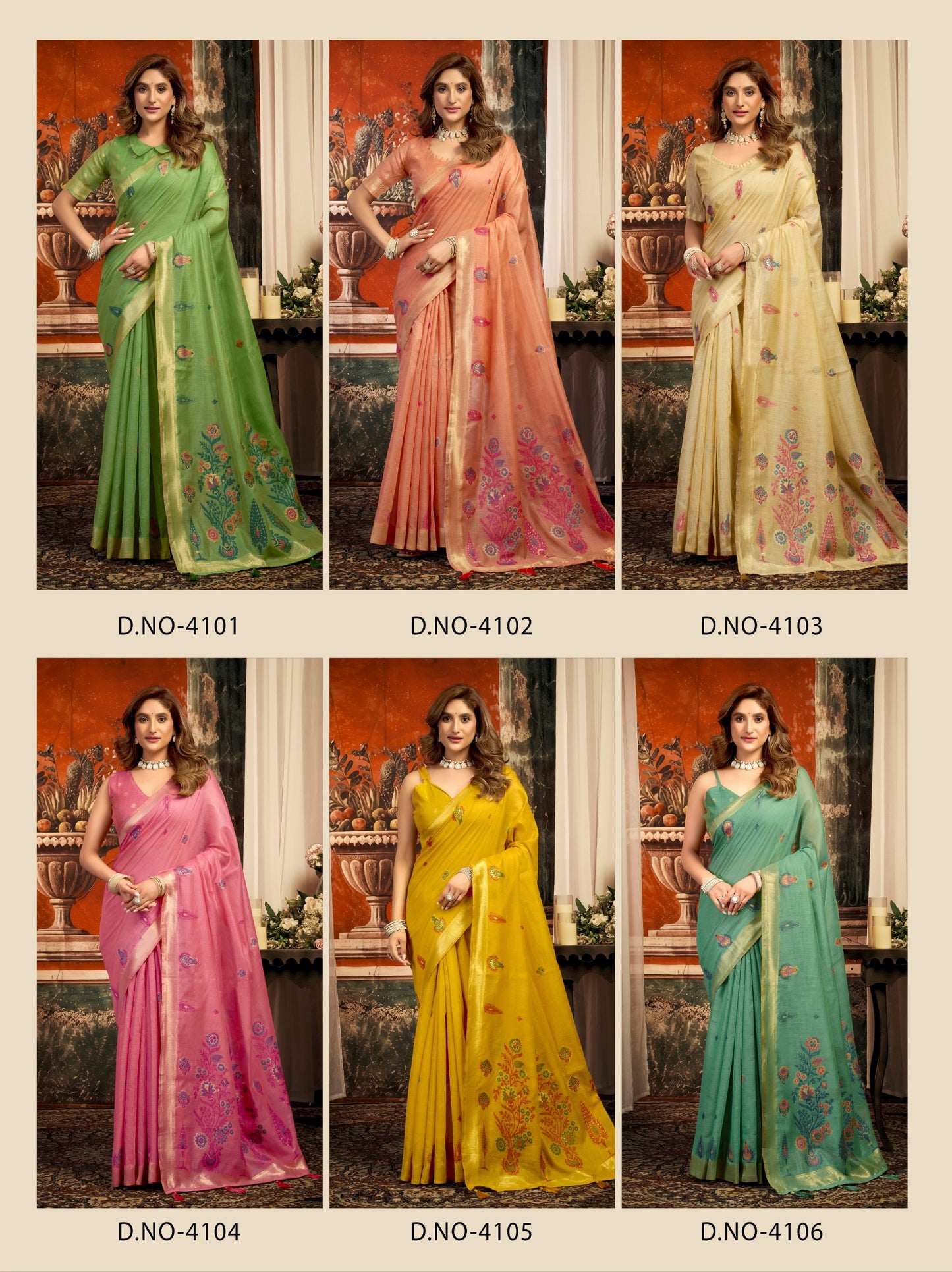 Elegant Pure Cotton Saree with Zari Border & Designer Tassel Pallu