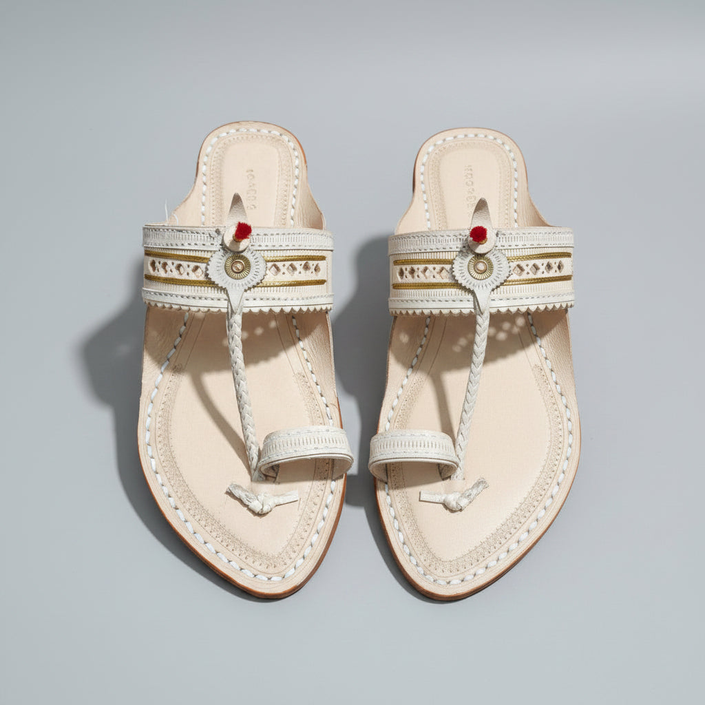 Rajaram | Men | Leather Kolhapuri Chappal