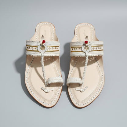 Rajaram | Men | Leather Kolhapuri Chappal