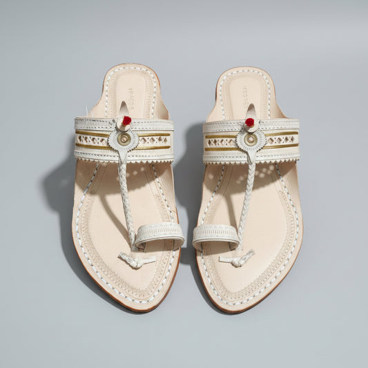 Rajaram | Men | Leather Kolhapuri Chappal