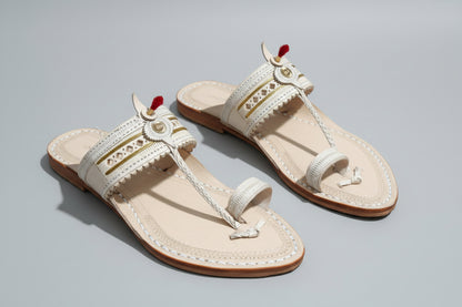 Rajaram | Men | Leather Kolhapuri Chappal