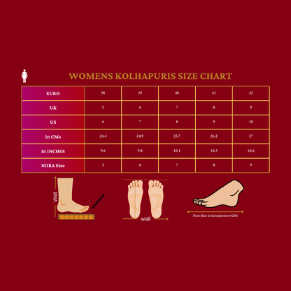 Gold Tassel Kolhapuri Heels