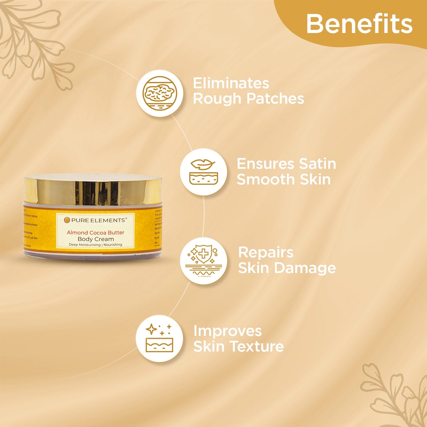 Almond Cocoa Butter Body Cream - 200 GMS