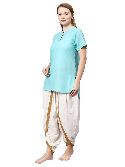 Ethno Fit for Women - Dhoti and Short Kurta Set