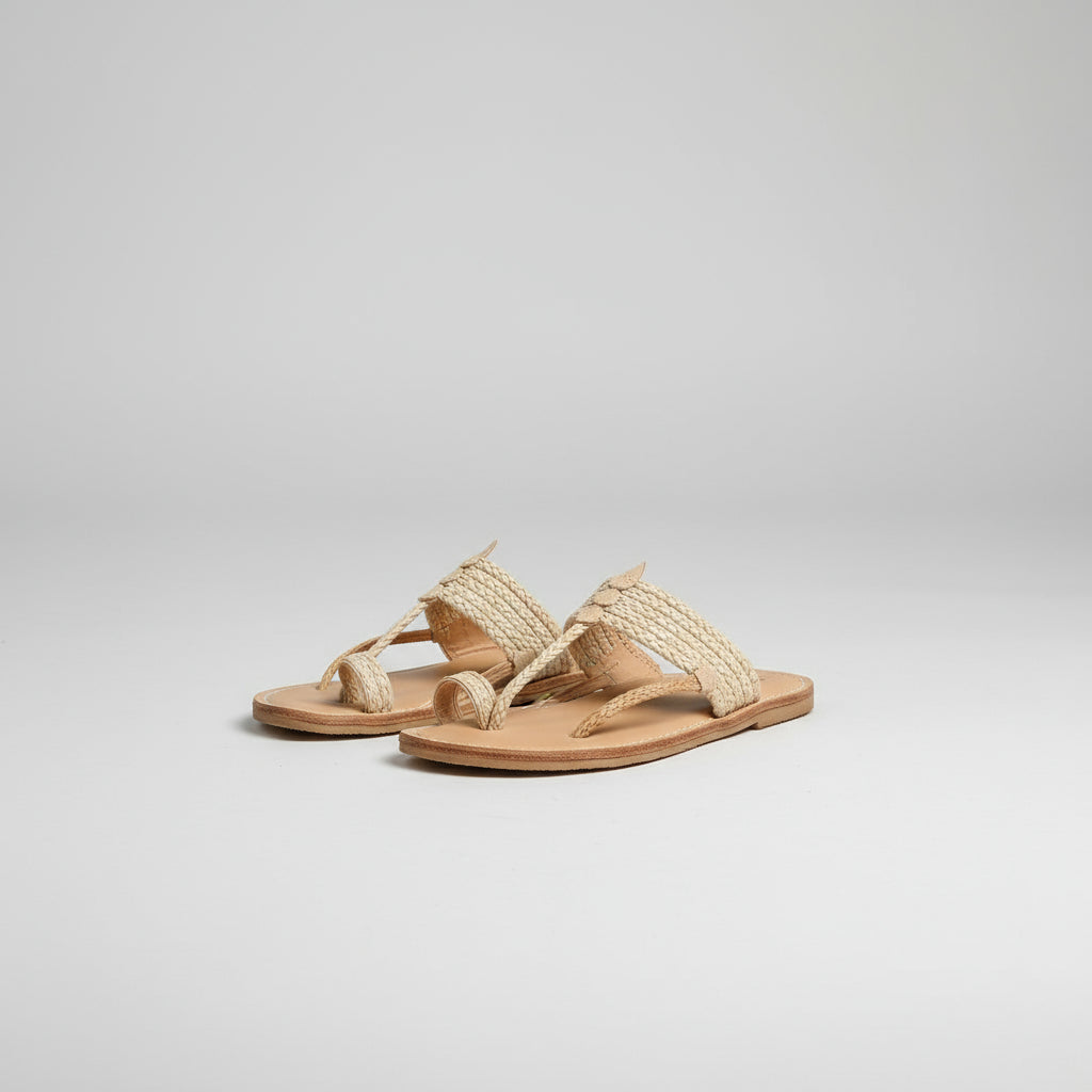 The String Light | Men | Leather Kolhapuri Chappal