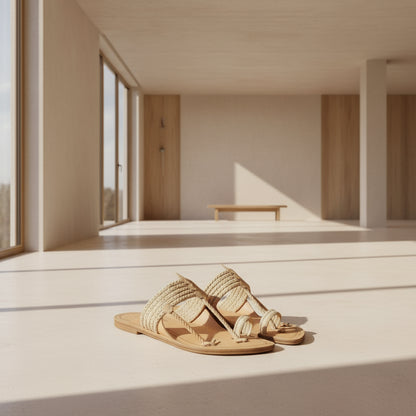 String Light | Leather Kolhapuri Chappal