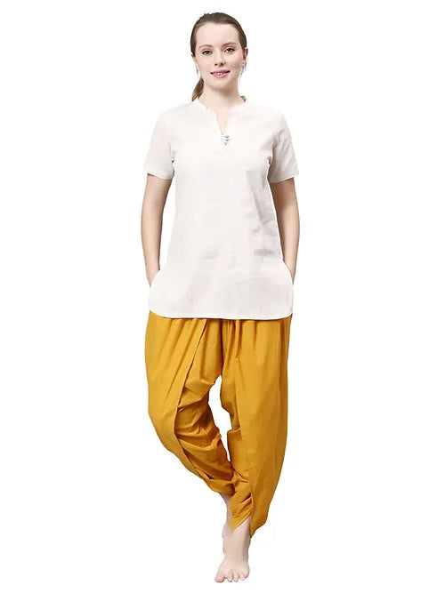 Ethno Fit for Women - Dhoti and Short Kurta Set