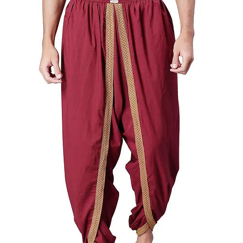 Dhoti Drapers with Border for Men