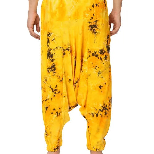 Boho Gypsy Pants - Men | Fits Waist 28 to 36 Inches with Elasticated Waist