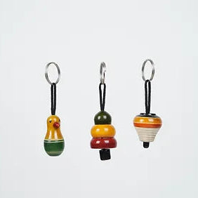 Channapatna Keychains - Set of 3