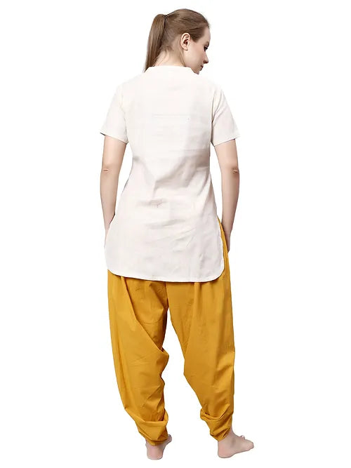 Ethno Fit for Women - Dhoti and Short Kurta Set