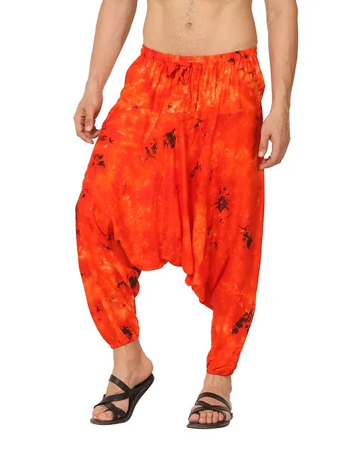 Boho Gypsy Pants - Men | Fits Waist 28 to 36 Inches with Elasticated Waist