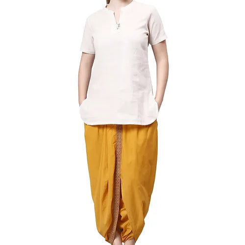 Ethno Fit for Women - Dhoti and Short Kurta Set