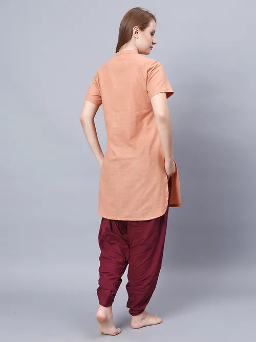 Ethno Fit for Women - Dhoti and Long Kurta Set