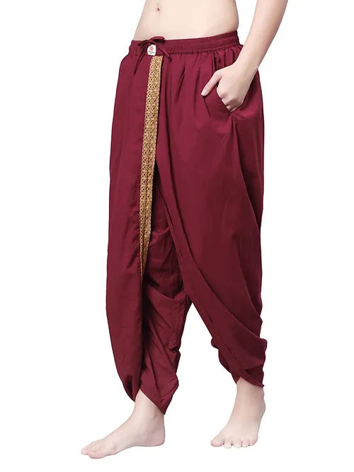 Dhoti Drapers with Border for Women