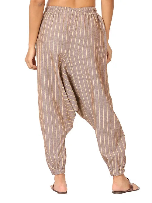 Gypsy Pants ( Stripes ) - Women | Fits Waist 28 to 36 Inches with Elasticated Waist