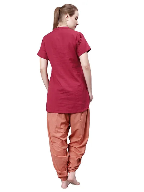 Ethno Fit for Women - Dhoti and Short Kurta Set