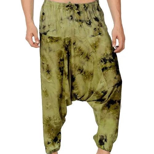 Boho Gypsy Pants - Men | Fits Waist 28 to 36 Inches with Elasticated Waist