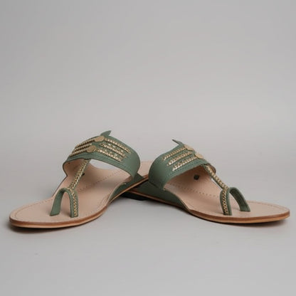 The Mina | Women | Leather Kolhapuri Chappal