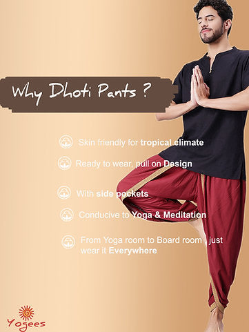 Dhoti Drapers with Border for Men