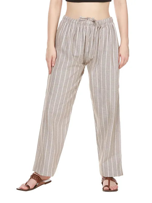 Heaven Pyjamas ( Stripes ) - Women | Fits Waist 28 to 36 Inches with Elasticated Waist