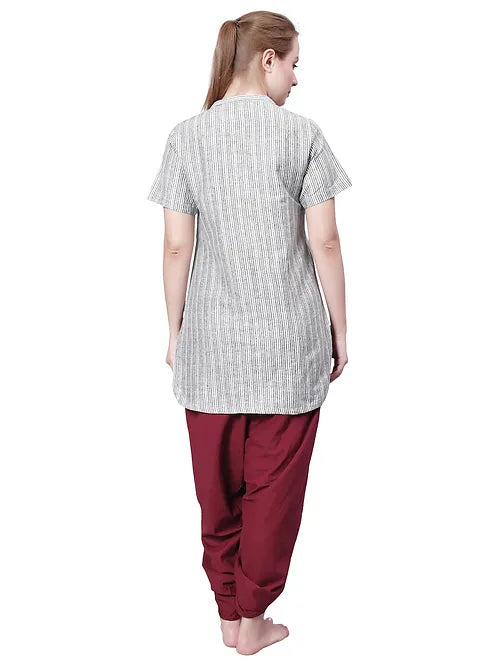 Ethno Fit for Women - Dhoti and Short Kurta Set